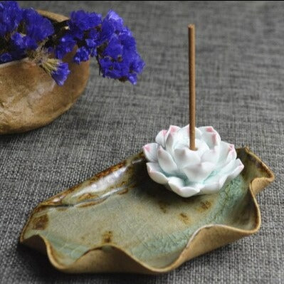 Lotus Leaf Incense Stick Holder-ToShay.org