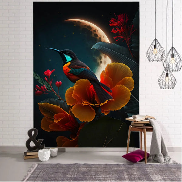 Humming Bird Art Tapestry-ToShay.org