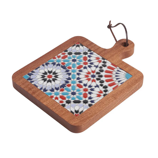 Tile Wood Handle Pot Mat-ToShay.org