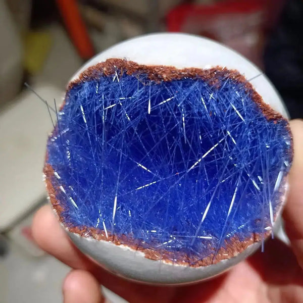 Blue Hair Crystal Cluster-ToShay.org