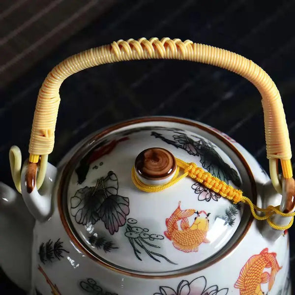 Glaze Porcelain Tea Pot-ToShay.org