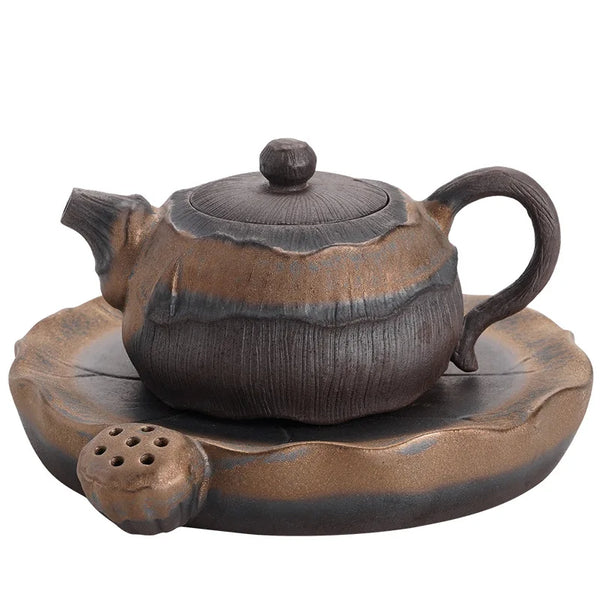 Rust Glaze Clay Tea Pot-ToShay.org