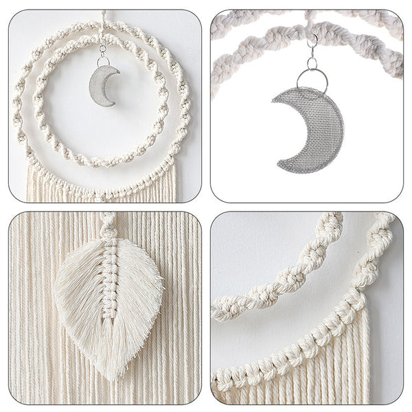 Macrame Moon Wall Hanging-ToShay.org