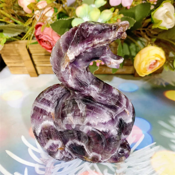 Purple Dream Amethyst Snake-ToShay.org