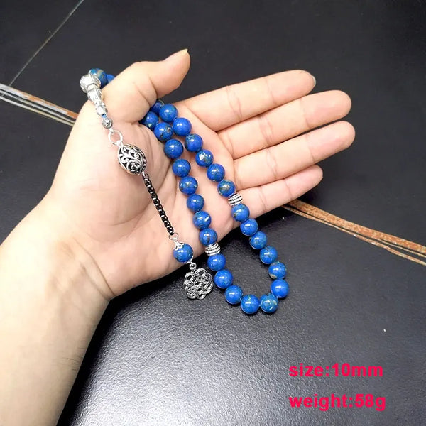 Blue Stone Prayer Beads-ToShay.org