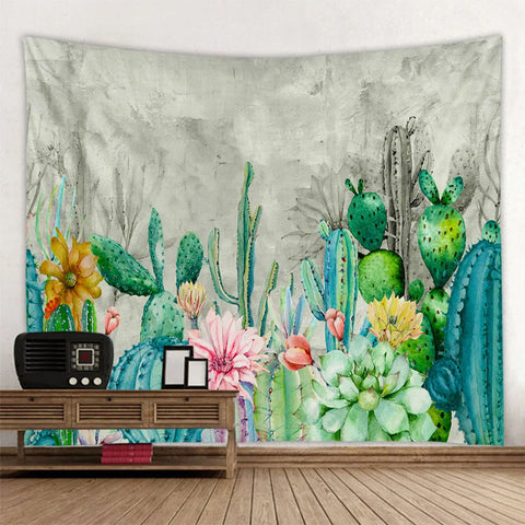 Tropical Plant Art Tapestry-ToShay.org