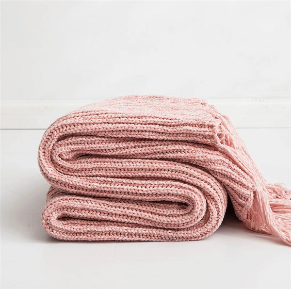 Woven Chenille Blanket-ToShay.org