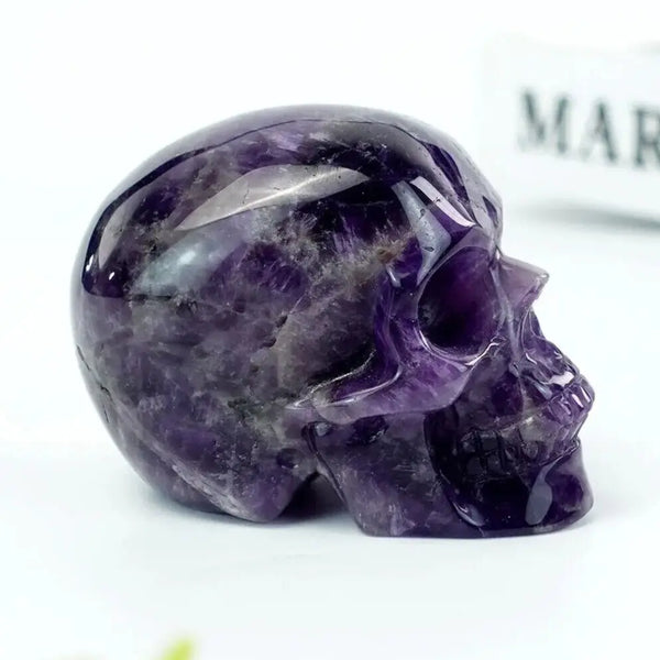 Purple Dream Amethyst Skull-ToShay.org