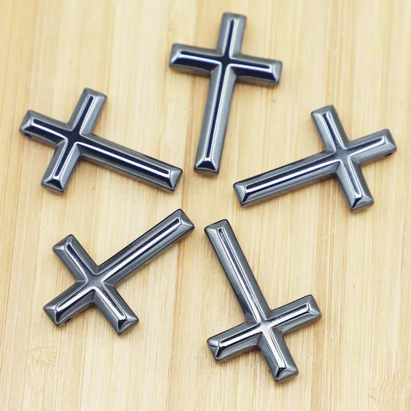 Black Hematite Cross-ToShay.org