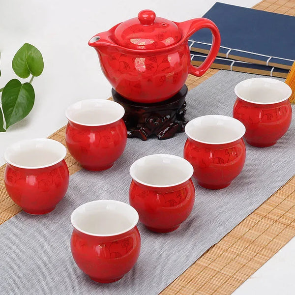 Porcelain Ceramic Tea Sets-ToShay.org