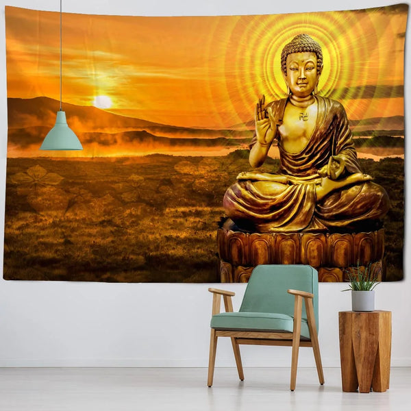 Buddha Meditation Tapestry-ToShay.org