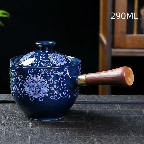 Glazed Ceramic Rotation Tea Maker-ToShay.org