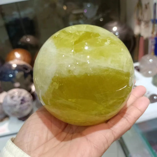 Yellow Quartz Ball-ToShay.org