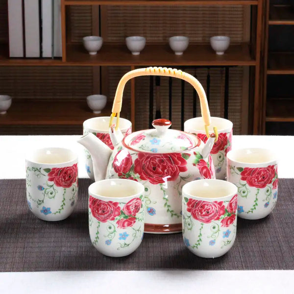 Glazed Ceramic Tea Set-ToShay.org