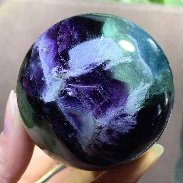 Purple Fluorite Ball-ToShay.org