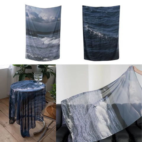 Sea Wave Art Tapestry-ToShay.org