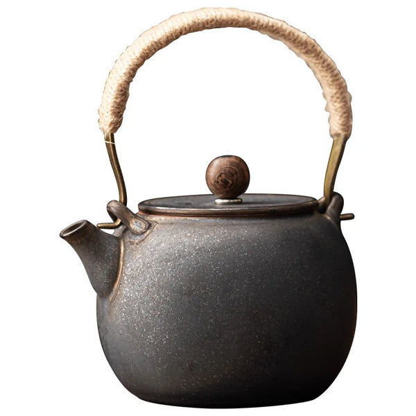 Rust Glaze Ceramic Teapot-ToShay.org