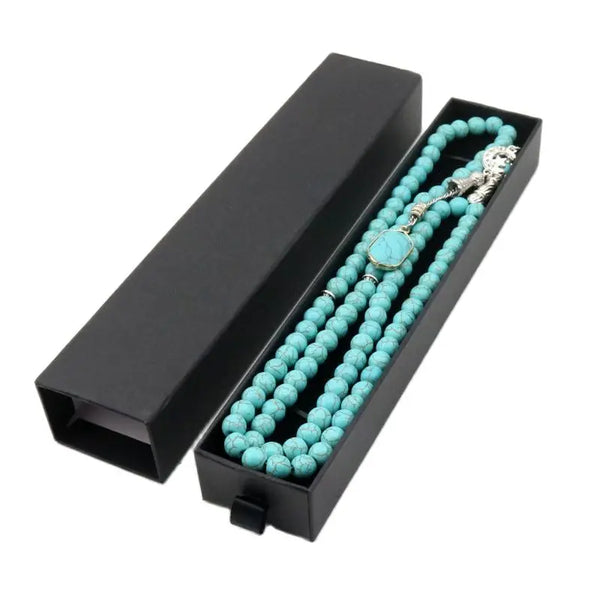 Blue Turquoise Prayer Beads-ToShay.org