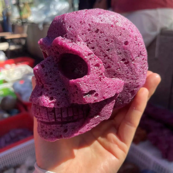 Red Ruby Dragon Fruit Skull-ToShay.org