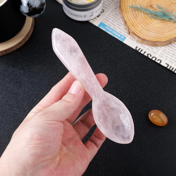 Pink Rose Quartz Spoons-ToShay.org