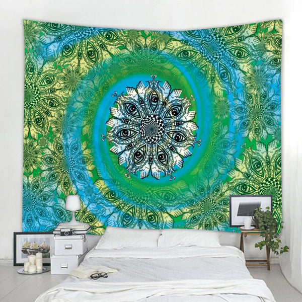 Sun Mandala Tapestry-ToShay.org