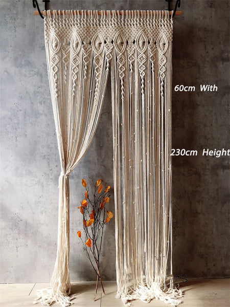 Macrame Door Curtain-ToShay.org