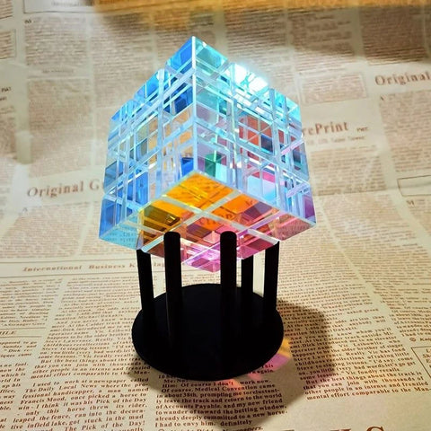 Clear Crystal Cube-ToShay.org