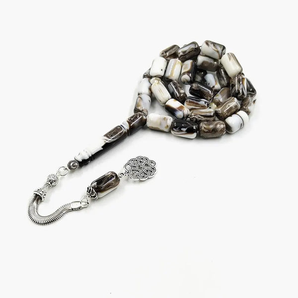 White Marble Prayer Beads-ToShay.org