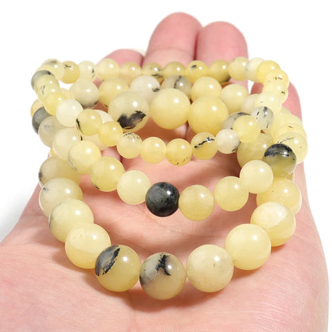 Yellow Opal Bead Bracelet-ToShay.org