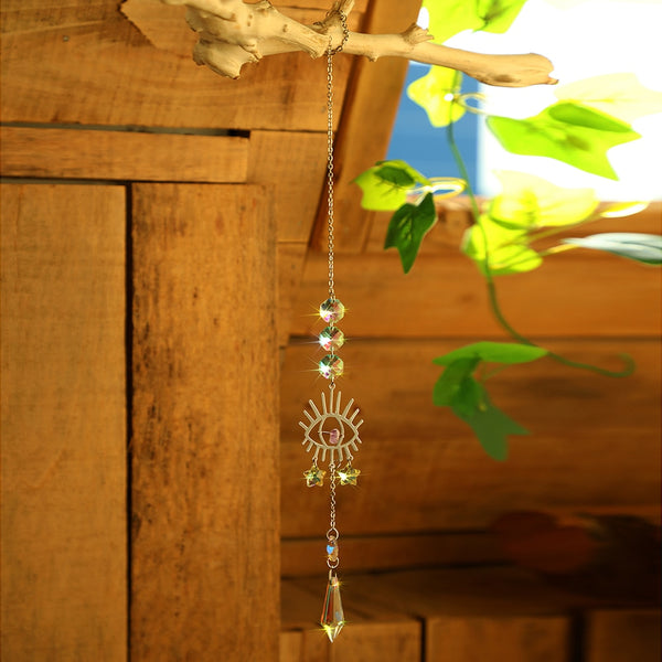 Silver Crystal Prism Sun Catcher-ToShay.org