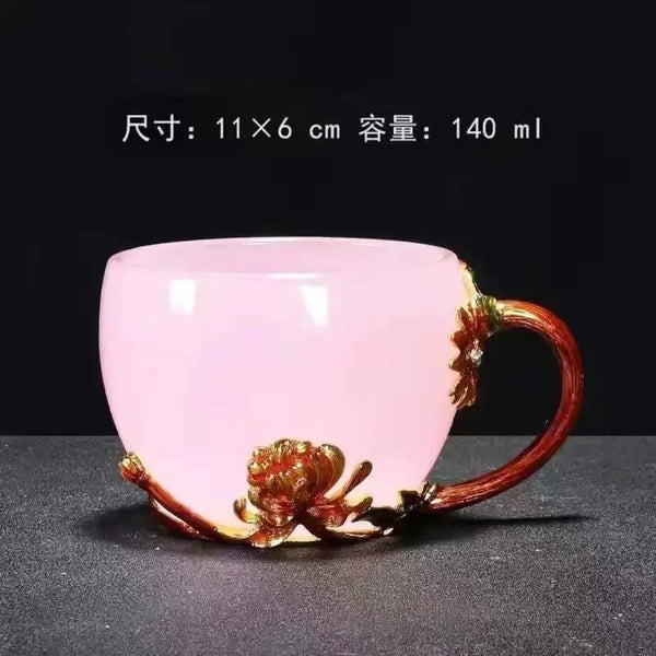 Clear Porcelain Tea Cups-ToShay.org