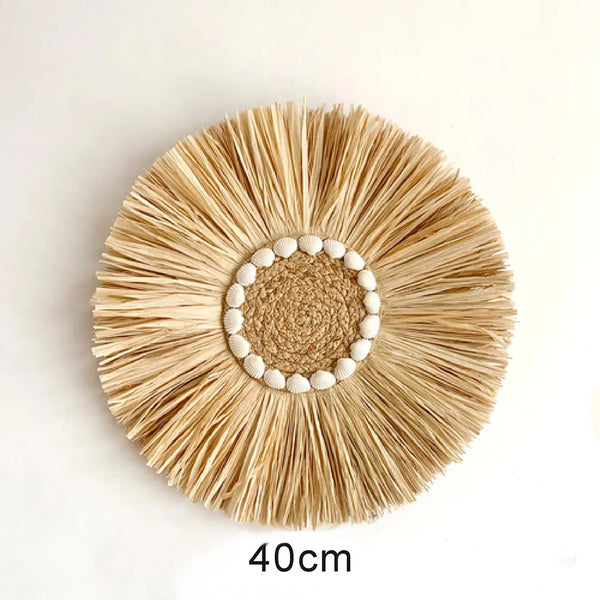 Straw Rattan Wall Basket-ToShay.org