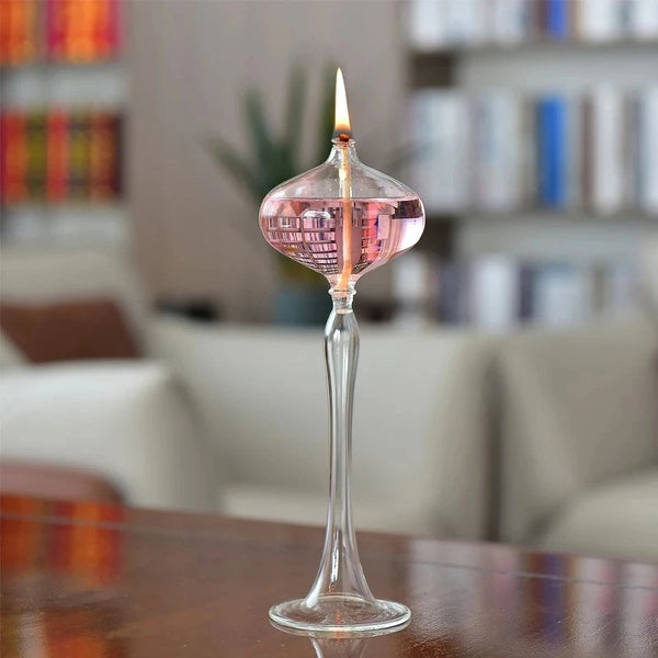 Clear Glass Oil Lamp-ToShay.org