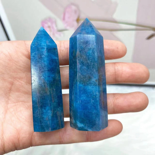 Blue Apatite Point-ToShay.org