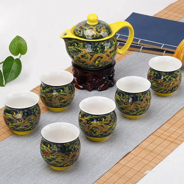 Porcelain Ceramic Tea Sets-ToShay.org