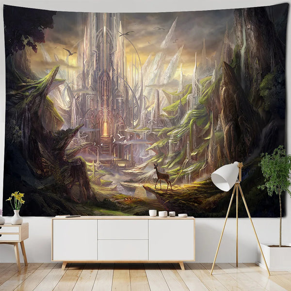 Fantasy Landscape Tapestry-ToShay.org