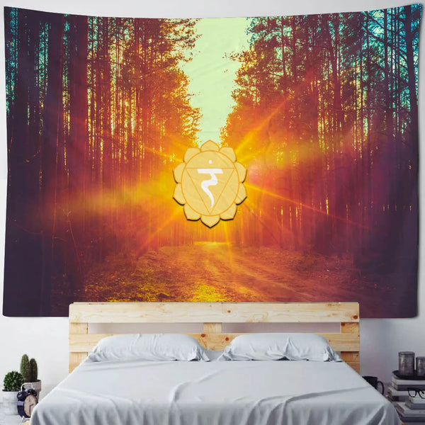 Chakra Meditation Tapestry-ToShay.org