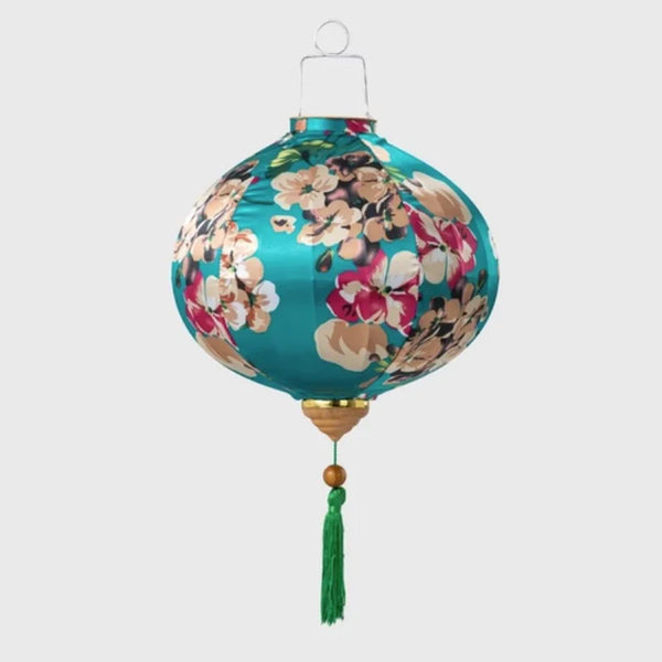 Flower Print Cloth Lantern-ToShay.org