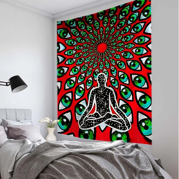 Psychedelic Art Tapestry-ToShay.org