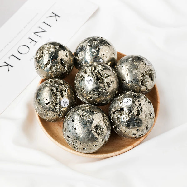 Silver Chalcopyrite Pyrite Ball-ToShay.org