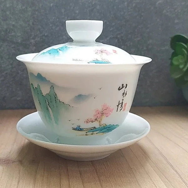 Gaiwan Ceramic Tea Tureen-ToShay.org