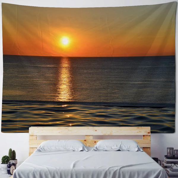 Seaside Sunset Tapestry-ToShay.org