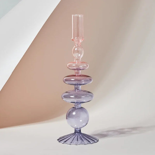 Glass Candle Holder-ToShay.org