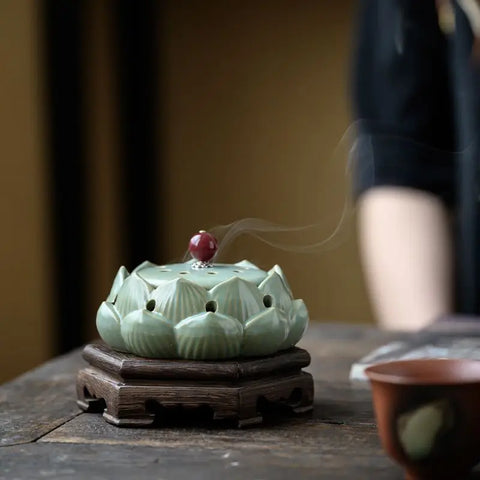 Lotus Incense Burner-ToShay.org