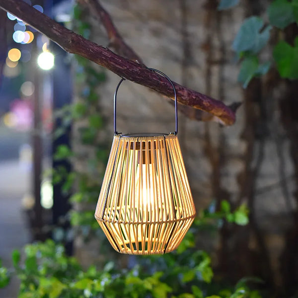 Rattan Solar Lantern-ToShay.org