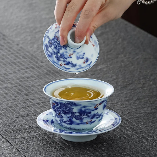 Gaiwan Ceramic Tea Tureen-ToShay.org