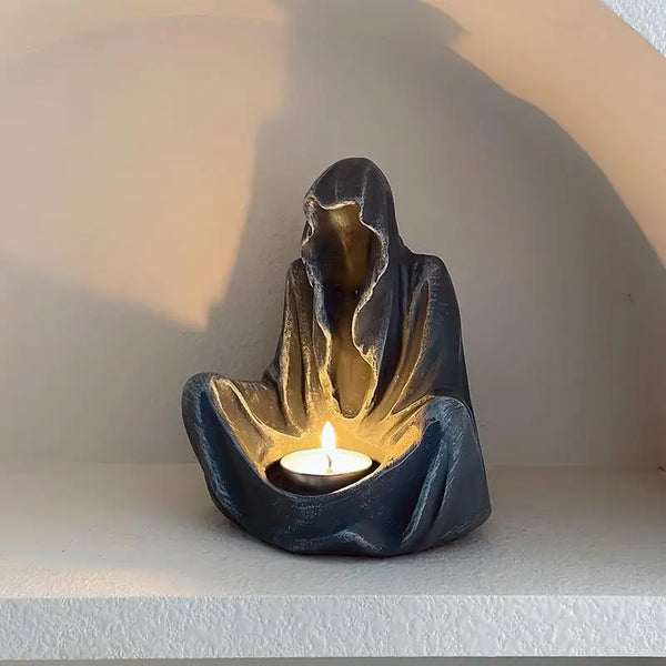 Monk Praying Candle Holder-ToShay.org