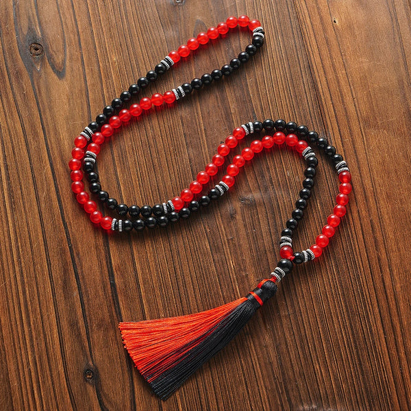 Red Agate Mala Beads-ToShay.org