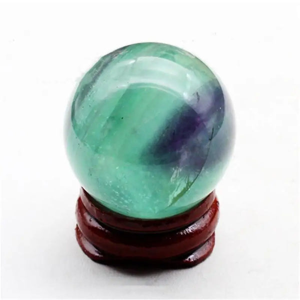 Green Fluorite Crystal Ball-ToShay.org