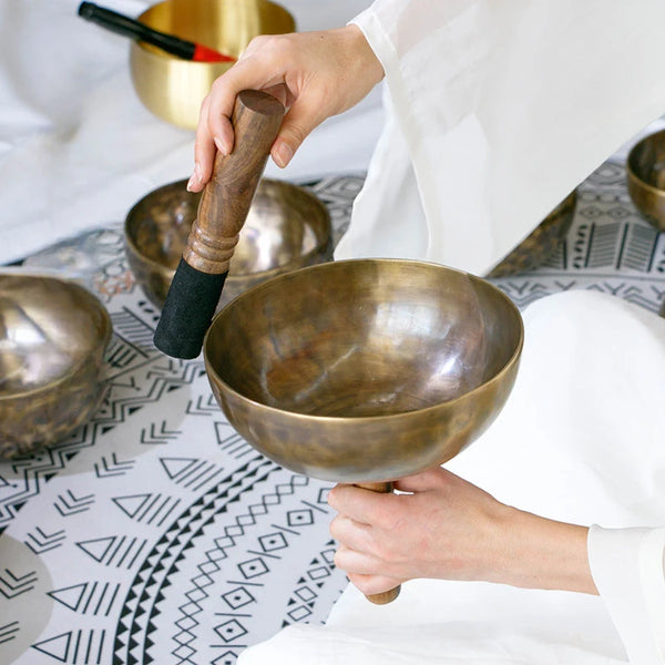 Tibetan Handle Singing Bowls-ToShay.org